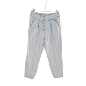 Forever 21 Vintage Button Fly Jeans 80s Style sz 28 Light Blue